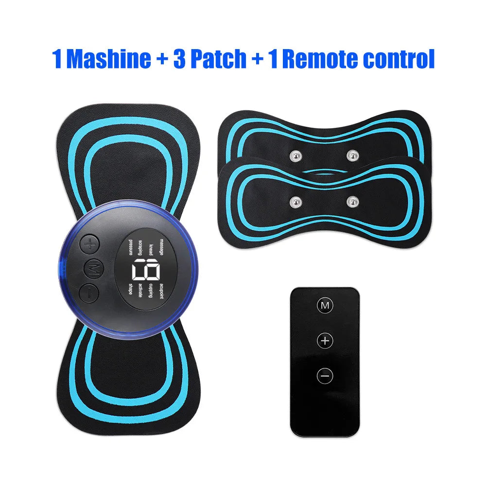 EMS Neck Massager Electric Cervical Vertebra Massage Patch for Relieve Relax Muscle Fatigue Relaxation Portable Neck Stretcher
