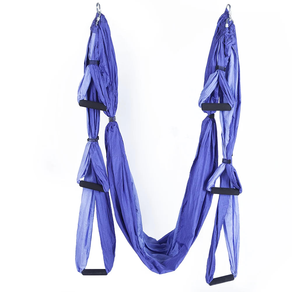 Aerial Yoga Swing Full Set Yoga Hammock Trapeze Extension Antigravity Ceiling Hanging Yoga Sling Inversion Exercises Tool