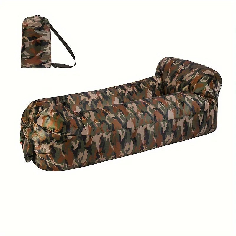 Outdoor Lazy Inflatable Sofa For Nap, Portable Air Mattress For Picnic, Camping Inflatable Mattress, Air Bed For Music Festival