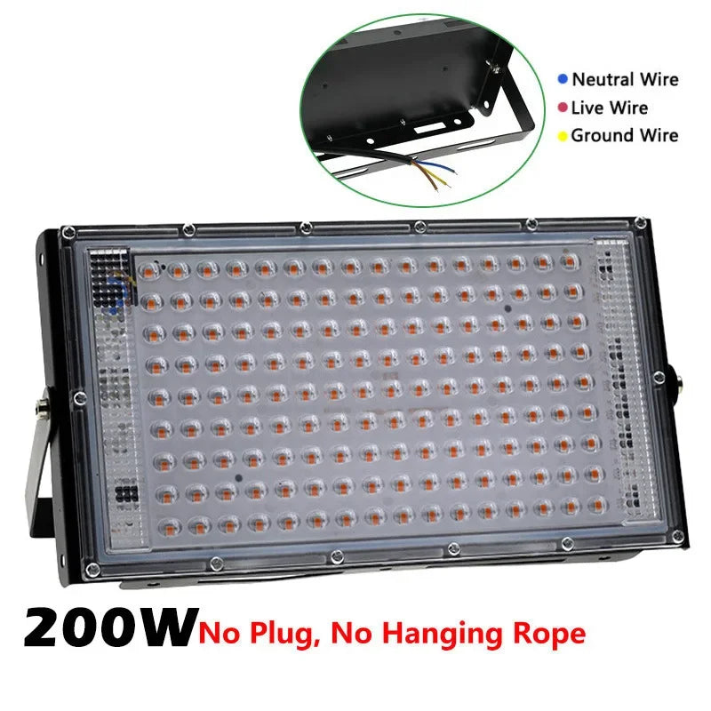 Phyto Lamp 50W 100W 300W Phytolamp For Plants Full Spectrum Led Cultivation Plant Grower Indoor Culture Led Grow Lamp Uv Lamp