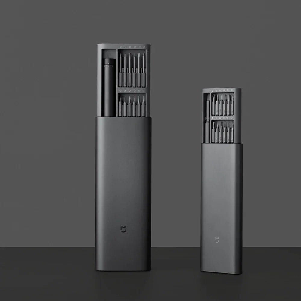 Xiaomi Mijia Electrical Precision Screwdriver Kit 2 Gear Torque 400 Screw 1 Type-C Rechargeable Magnetic Aluminum Case Box
