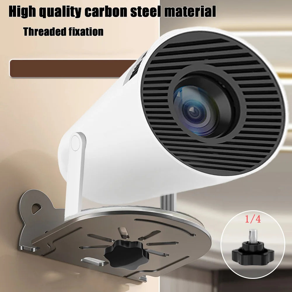 DITONG Wall Mount Projector Stand Compatible with HY300 Pro Projectors Sturdy Durable Metal Bracket