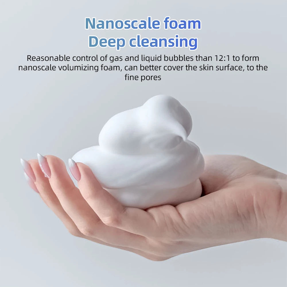 Automatic Foaming Hand Soap Dispenser Touchless Wall Mount No Drilling 300ml 3 Levels Adjustable for Bathroom Kitchen Laundry
