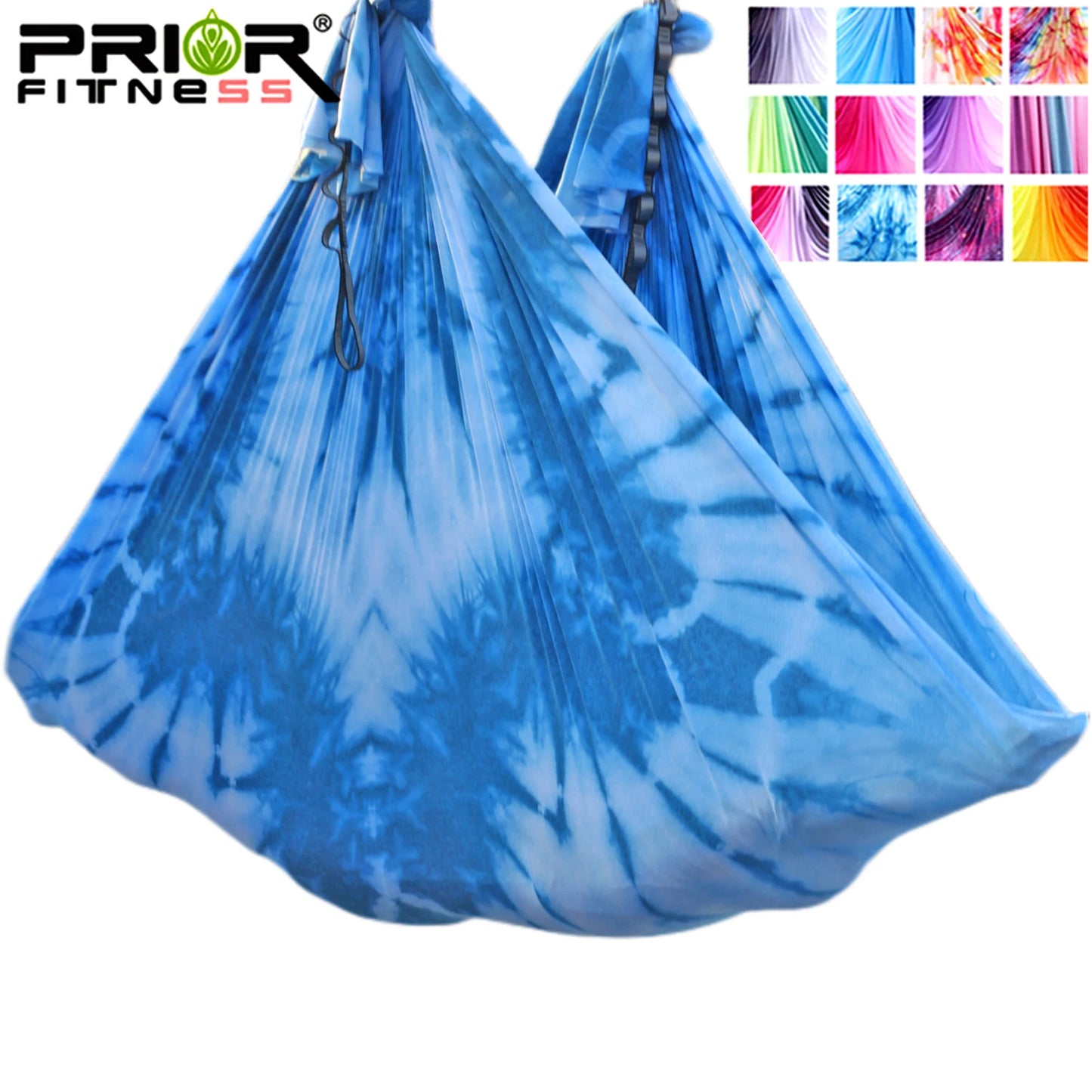 4m Aerial Yoga Hammock Fabric Ombre Aerial silks Gradient Color Yoga Fitness Stretch Belt For GYM Indoor Yoga Studio