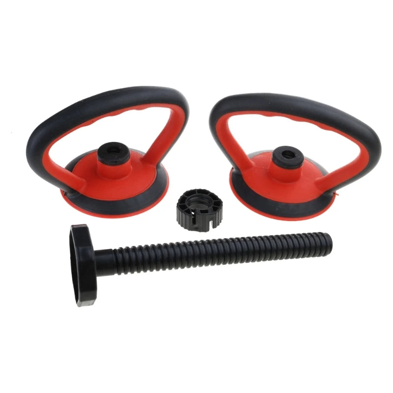 Workout Kettle Bells Grip Adjustable Kettlebells Handle for Weight Plate Dumbbells Converter for Strength Training