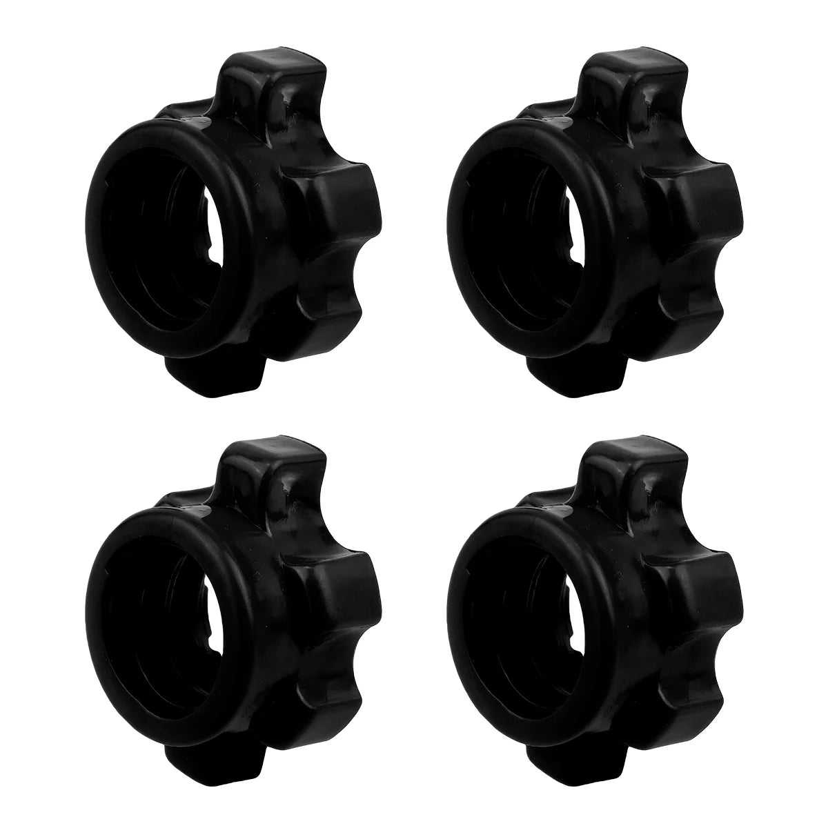 4 Pcs Dumbbell Bar Nut Barbell Fixing Accessories Home Gym Equipment Dumbles Weights Dumbbells Bar-bell Screws Fitness