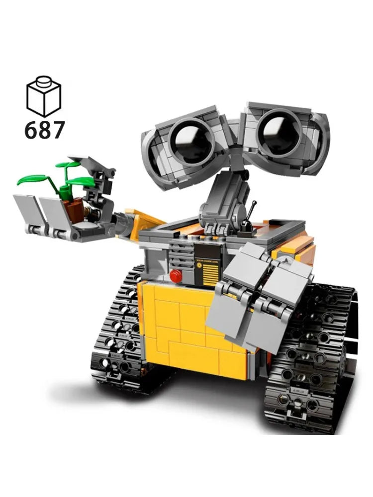 MINISO 687Pcs Space Robot Building Bricks Dolls Sets Classic Movie Blocks Model 21303 Children Toys Adult Friend Birthday Gifts
