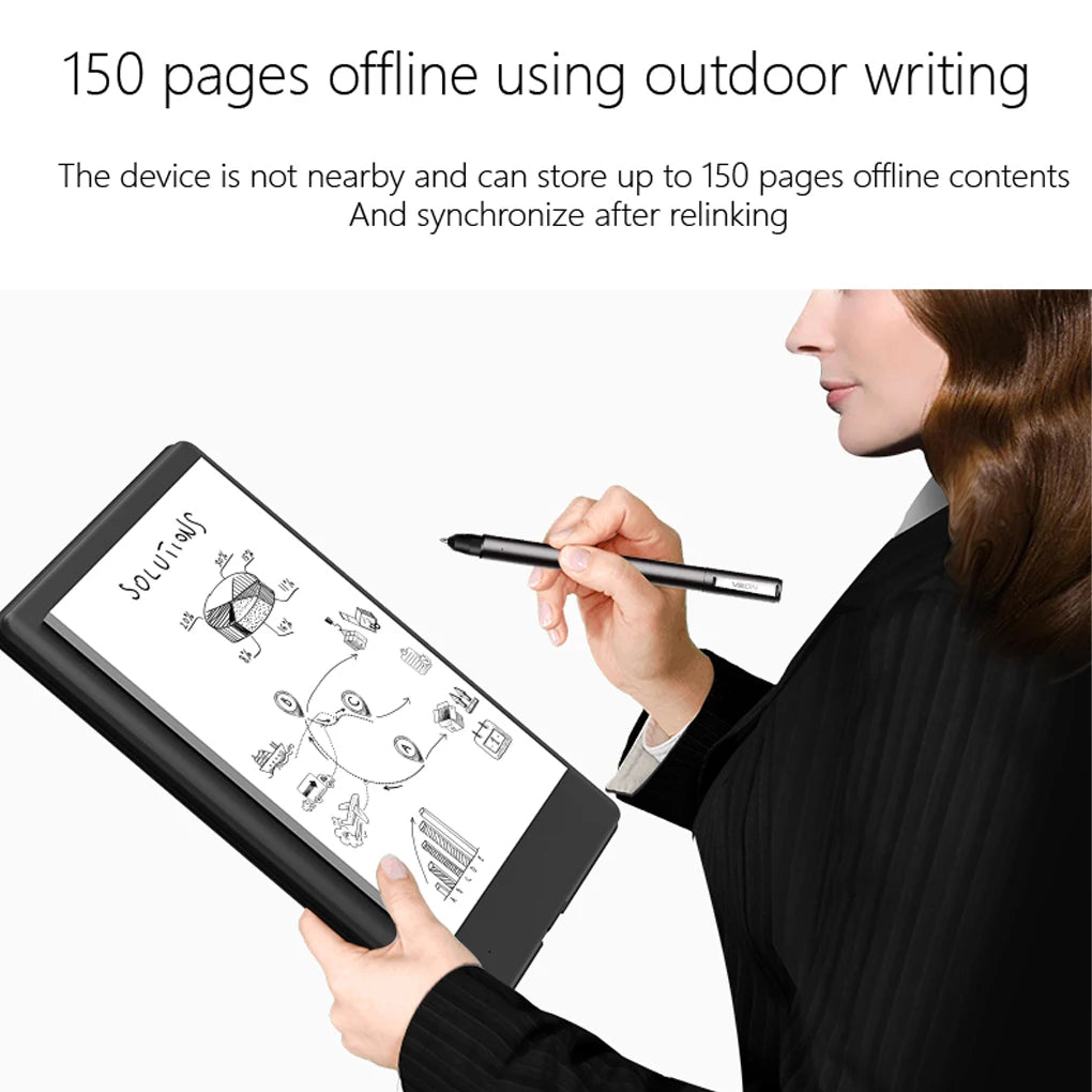 VSON Smart Notebook Bluetooth-Compatible Portable Digital Writing Graphics Painting Pad Office Creative Art Work Notepad Board
