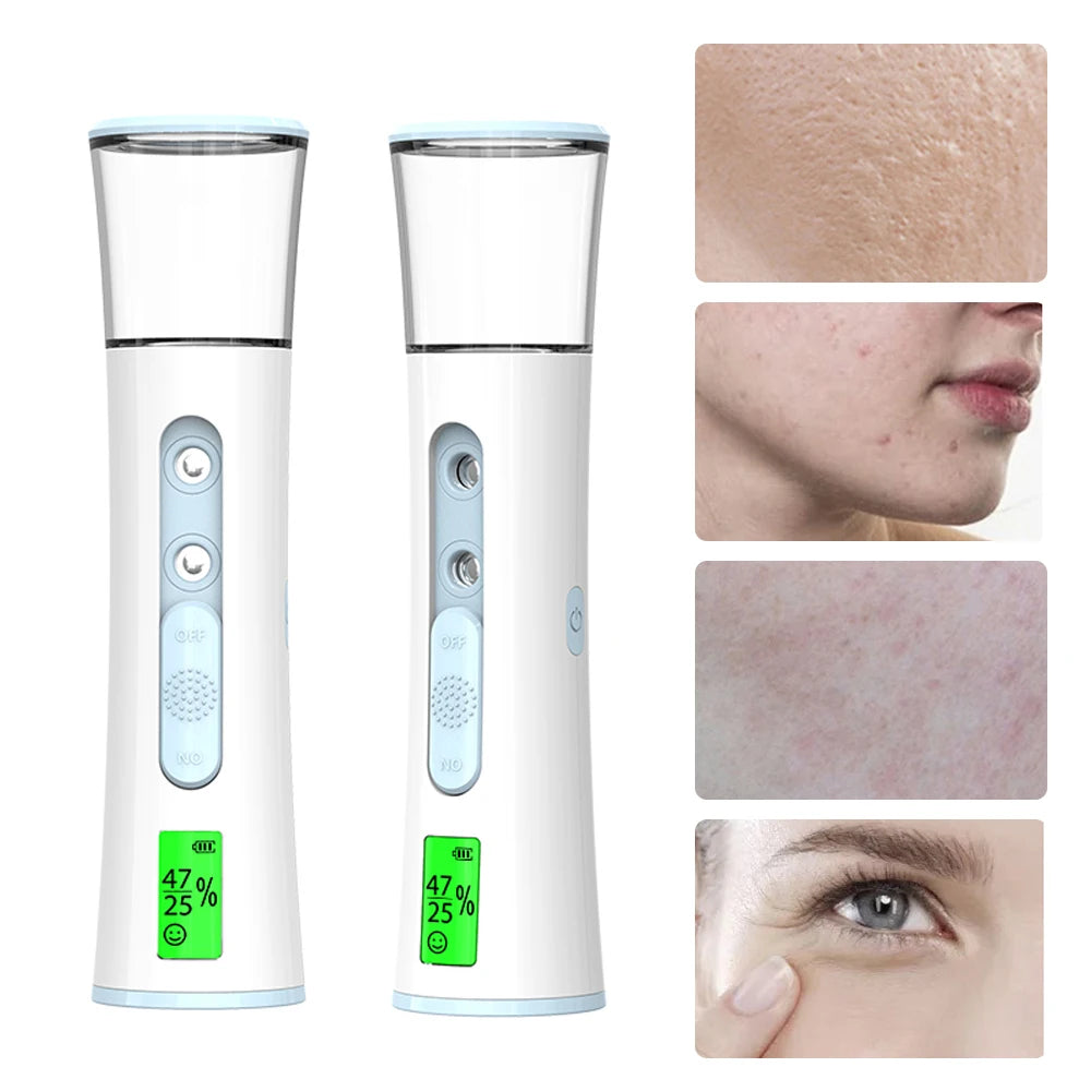 Nanomister Lashes Sprayer Nebulizer Machine For Eyelashes Mini Face Steamer Sprayer Portable Hydrating Nanometer Mist Nebulizer