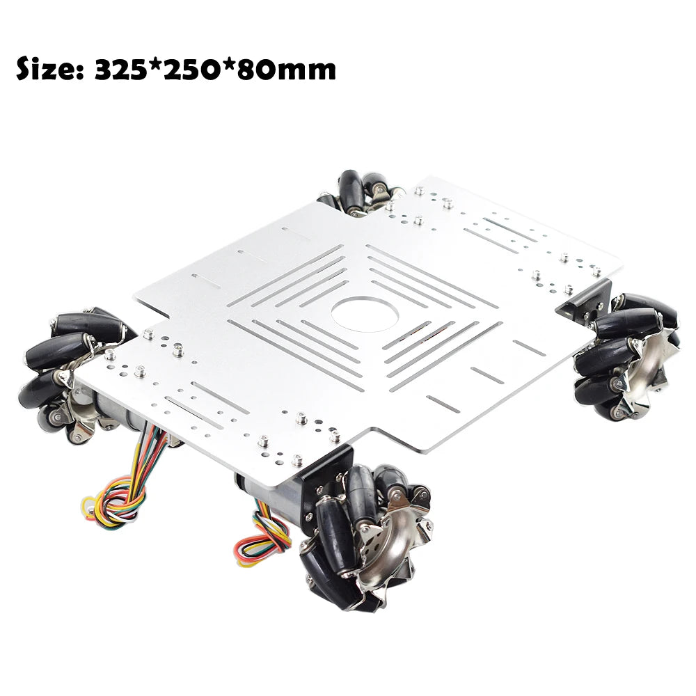 30KG Big Load Smart RC Mecanum Wheel Robot Car Chassis Kit Omni Platform with PS2 Mega2560 Controller for Arduino Project