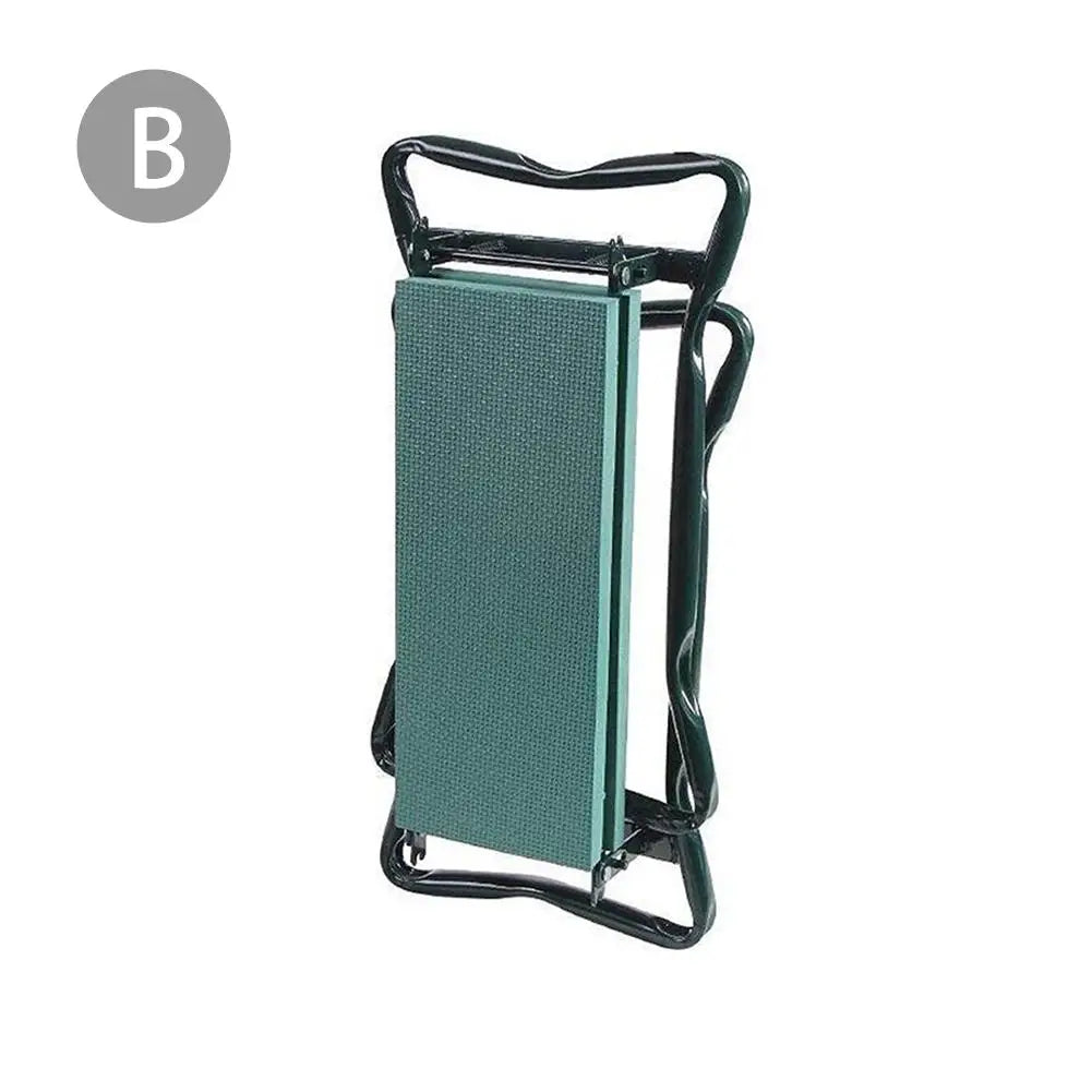 New Portable Garden Kneeler With Handles Folding Stainless Steel Garden Stool Chair With EVA Kneeling Pad Gardening Tool Supply#