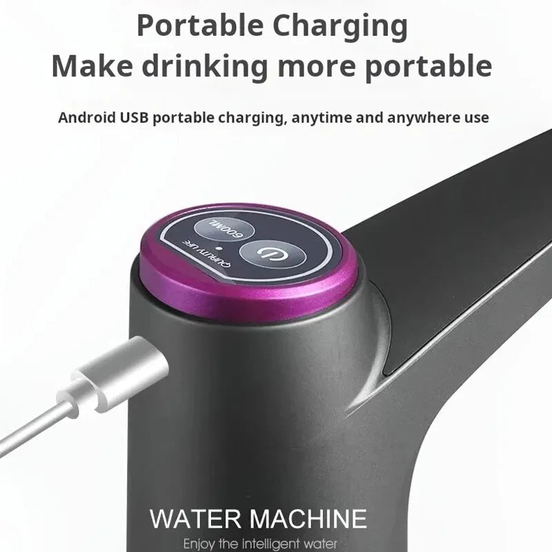 Bucket Water Electric Pump Portable Usb Rechargeable Electric Water Dispenser Widely Compatible