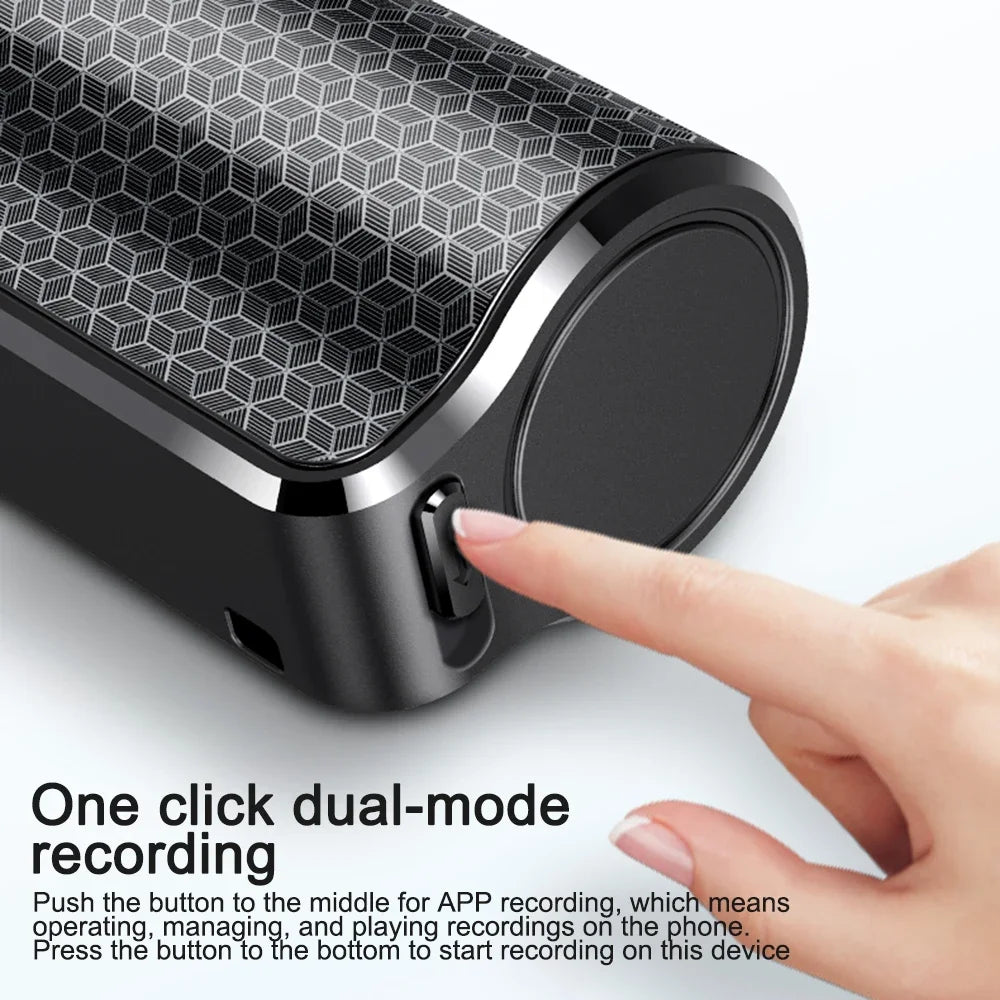 AI Digital Voice Recorder 128GB Mini Professional Sound Dictaphone App Phone Call Audio Recording Real Time Language Translation