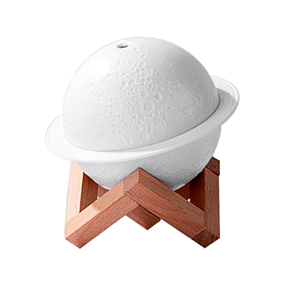 Aromatherapy Humidifiers 3D Moon with LED Light Air Humidifier Moisturize Skin Relieve Fatigue for Home Office Yoga Gym Supplies