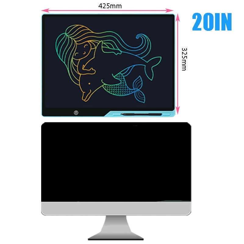 16/20inch LCD Writing Board,Art Writing Painting Children Tools, Educational Toys for Girls Boys Toys Writing Tablet Digit Magic