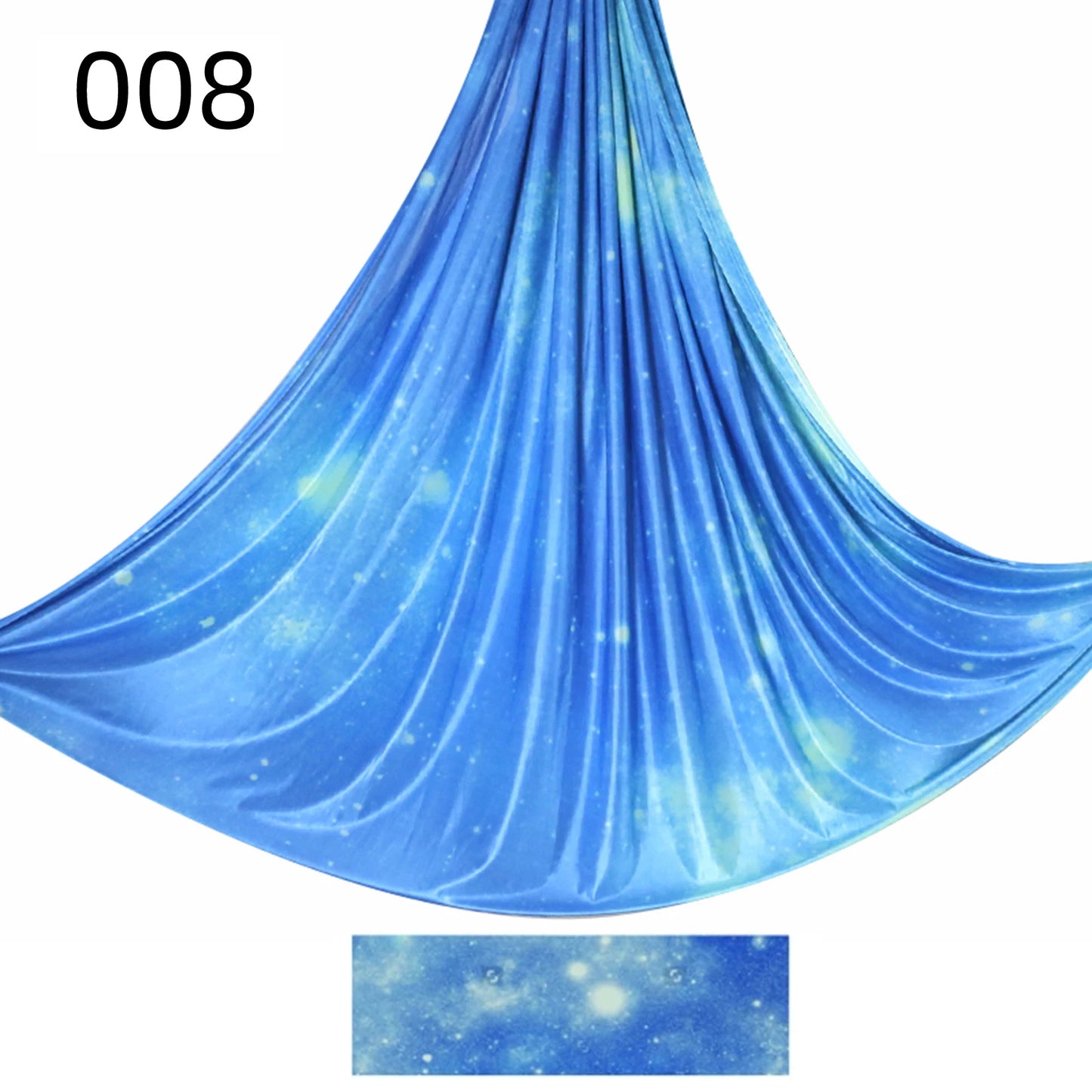 NEW 2024 Color 5m Aerial Yoga Hammock Set Gradient Style-1 Aerial silks Yoga Fitness Stretch Belt For GYM Indoor Yoga Studio