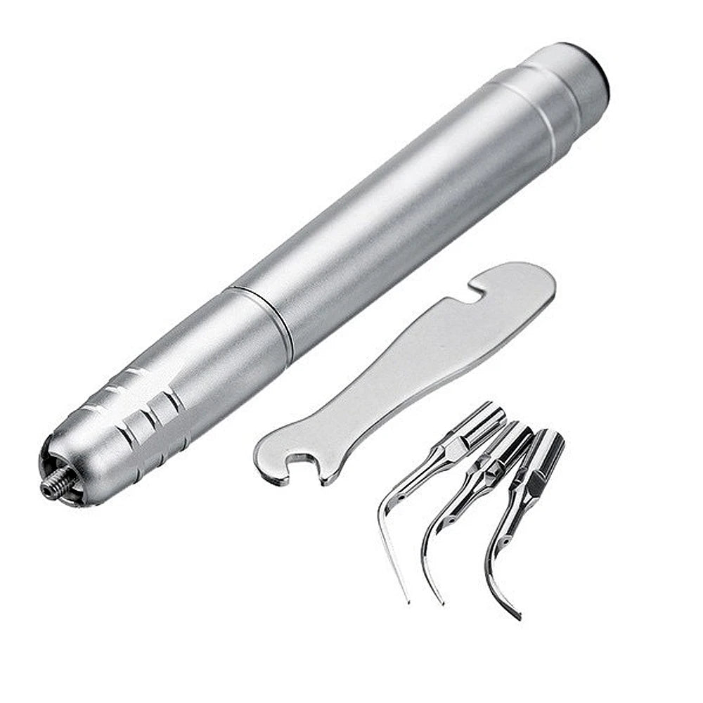 2/4 Hole Dental Ultrasonic Air Scaler Pneumatic Scaler Handpiece Tooth Cleaning Whitening Calculus Removal Dental Equipment