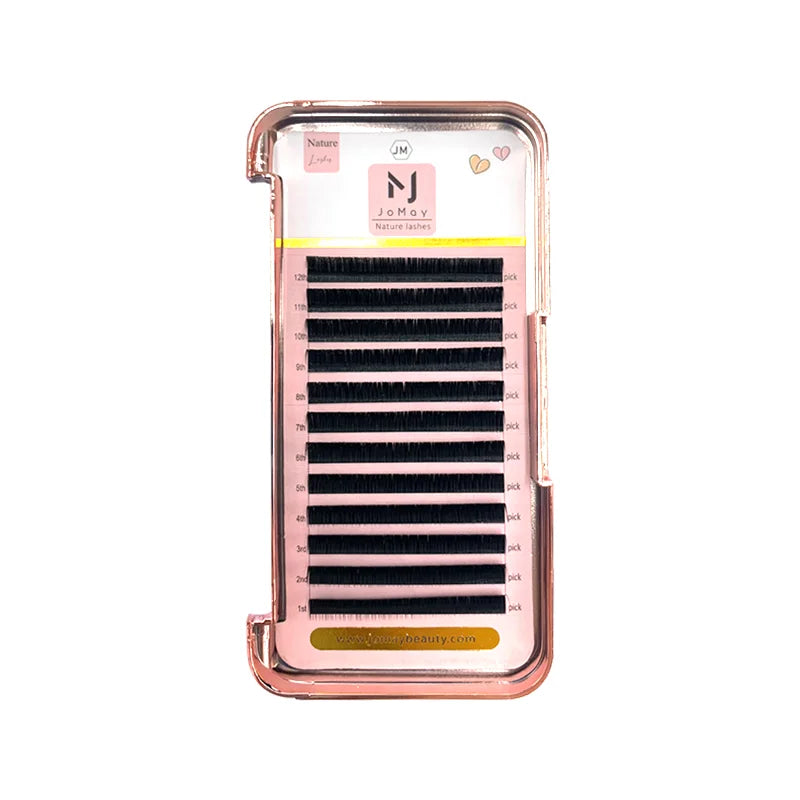 M Curl Lashes 8-16mm Mix Matte Silk Eyelashes Extension Supplies Individual Eyelashes Lash Extension Lashes Wholesale Makeup
