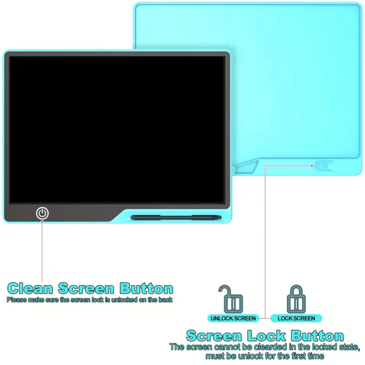 16inch/41cm USB Rechargeable LCD Writing Tablet, Birthday, Christmas, Or Halloween Gift