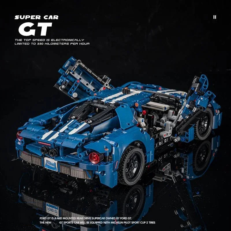 Technical 1486Pcs Classic GT Racing Car 1:12 Compatible 42154 Building Blocks MOC Expert Speed Sport Car Model Bricks Toys Gifts