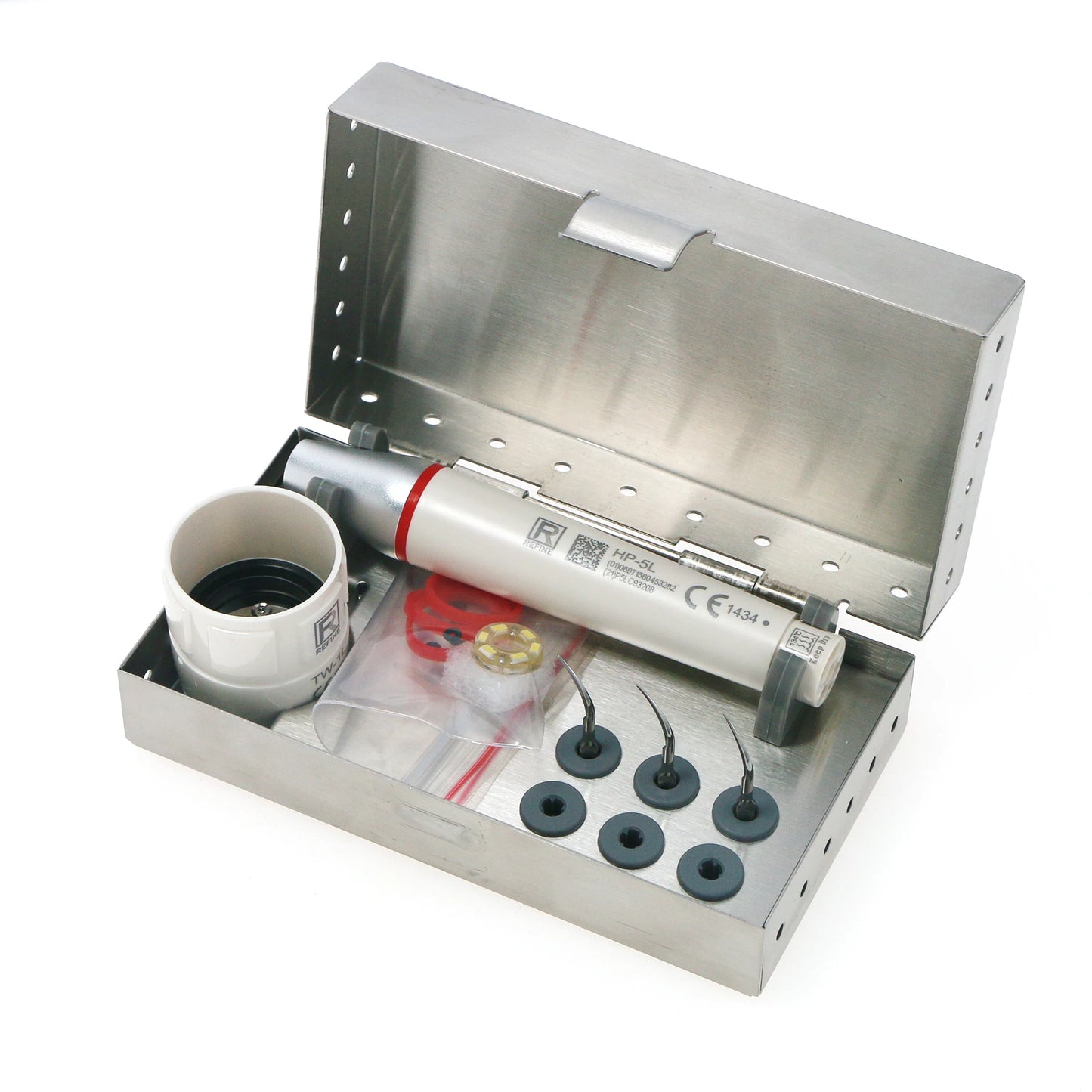 Refine Dental HP-5L Led Scaler Compatible Ultrasonic Handpiece Sensory Control Kit Scaler Tips Wrench