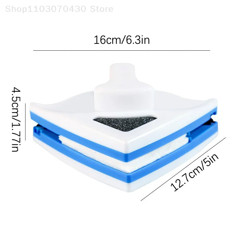 Glass Brush Double Side Cleaner Brush Magnetic Glass Window Cleaning Wiper For For High-Rise Double Glazing Cleaning Tool