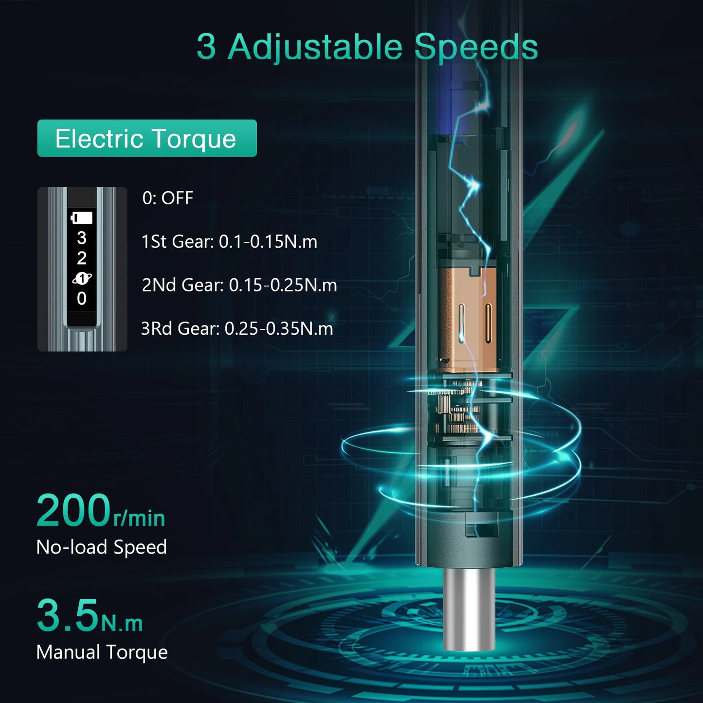 ORIA Precision Electric Screwdriver Set 52 in 1 Cordless Repair Tool with Charging Dock Screw Driver Set Bits for Phone Laptop