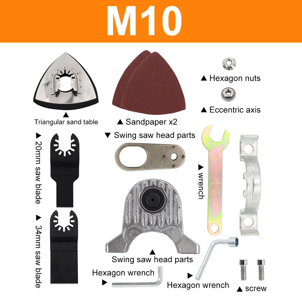 Angle Grinder Conversion Universal Head Adapter M10/14 Thread for 100 125 Type Angle Grinder Polisher Polishing Oscillating Tool