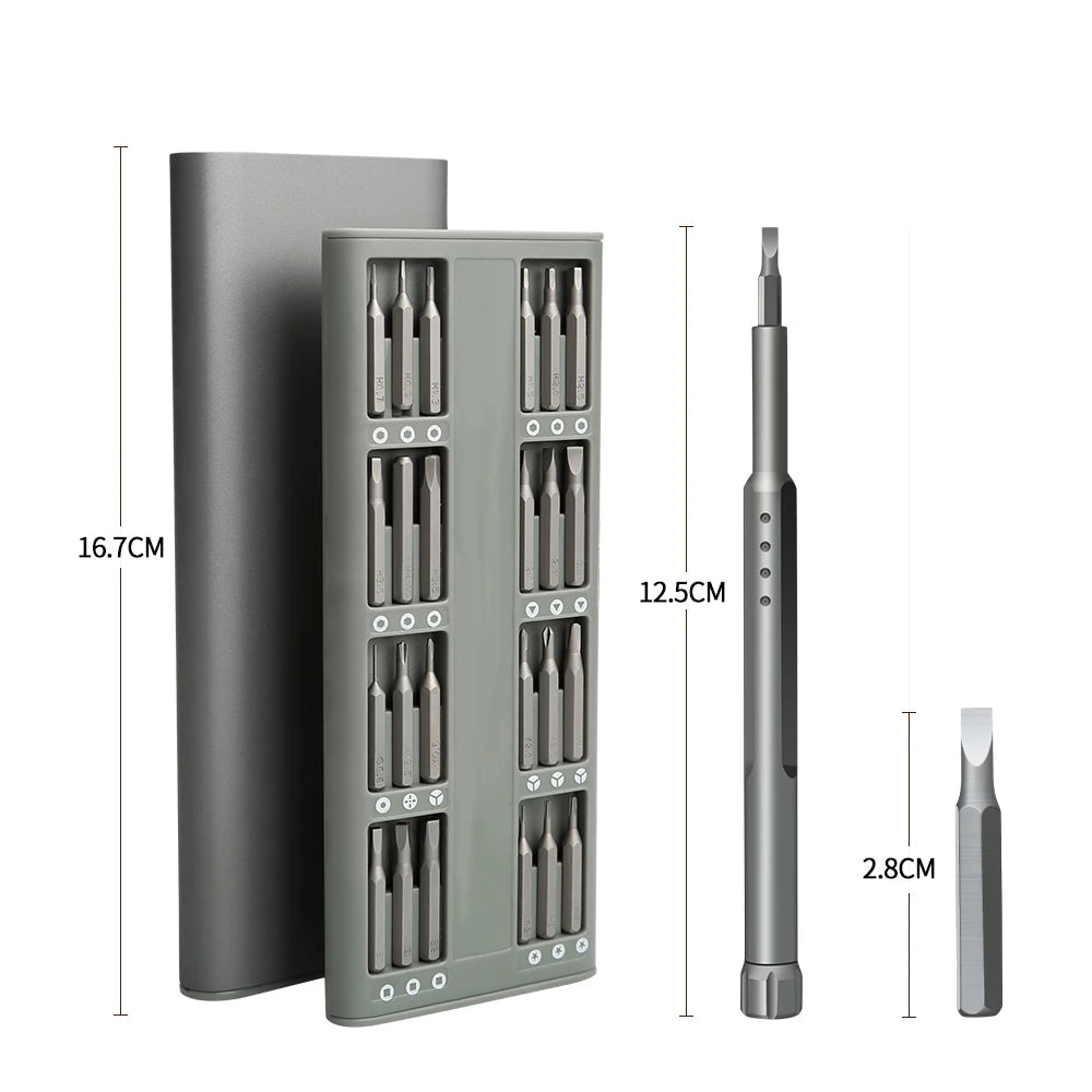 48 in 1 Precision Screwdriver Set Portable Hand Tool Manual Kit Wireless Cordless Magnetic Small Bit for Xiaomi Mobile Phone New