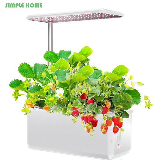 Hydroponics Growing System With Indoor Plant Full Spectrum Led Grow Light Non-toxic Soilless Smart Planting Indoor Garden