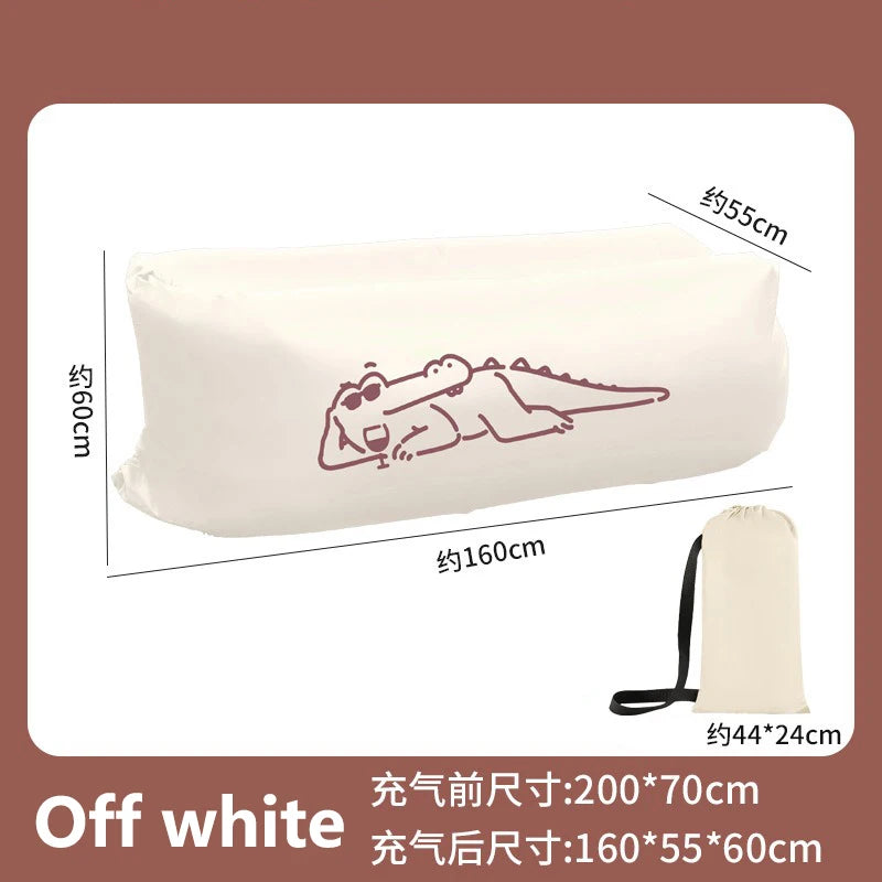 Lazy Sofa Trend Outdoor Products Fast Infaltable Air Bed Good Quality Sleeping Bag Inflatable Air Bag Portable Beach Sofa