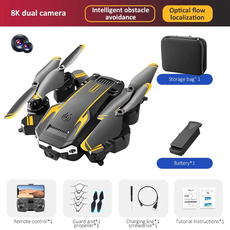 G6 New Professional Foldable Quadcopter Aerial Drone S6 HD Camera GPS RC Helicopter FPV WIFI Obstacle Avoidance Toy Gifts
