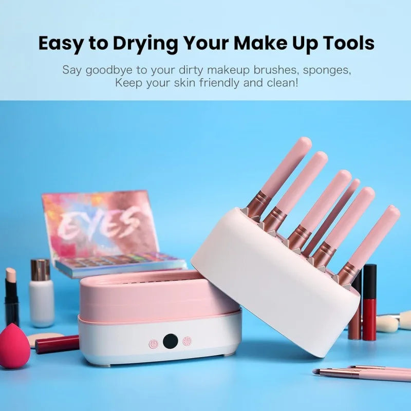 Makeup Brush Washing Machine Brush Cleaning Drying Machine Automatic Salon Supply Brush Cleaning Tool for Women Men Bathroom