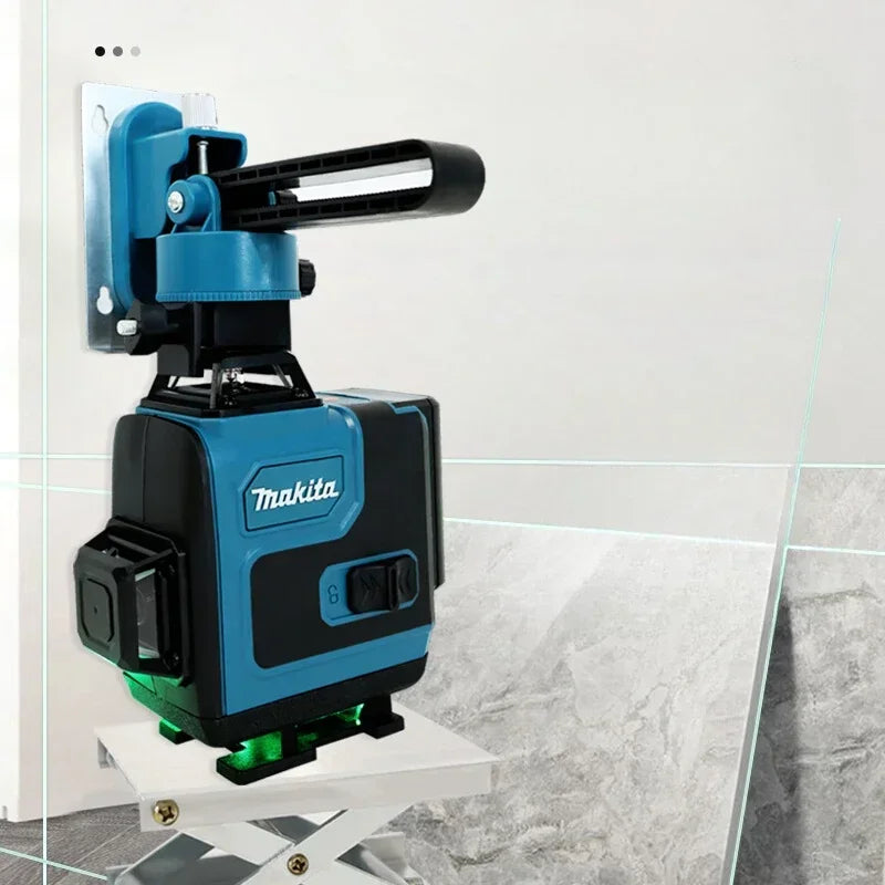 Makita 3D-4D 16Lines Laser Level 12V MAX CXT XPT Lithium-Ion Self-Leveling 360° 3-Plane Green Laser Level Measuring Instrument
