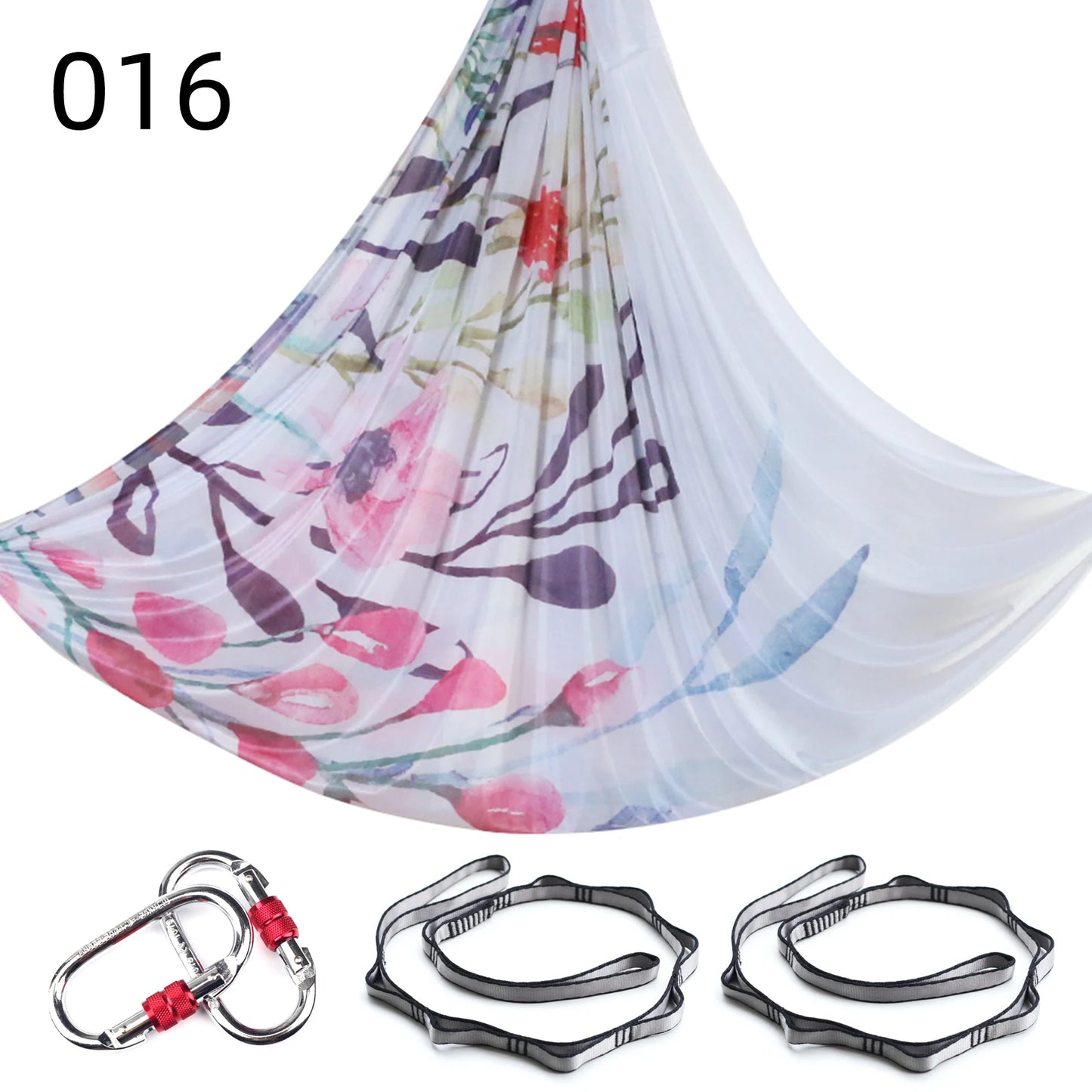 NEW 2024 Color 5m Aerial Yoga Hammock Set Gradient Style-1 Aerial silks Yoga Fitness Stretch Belt For GYM Indoor Yoga Studio