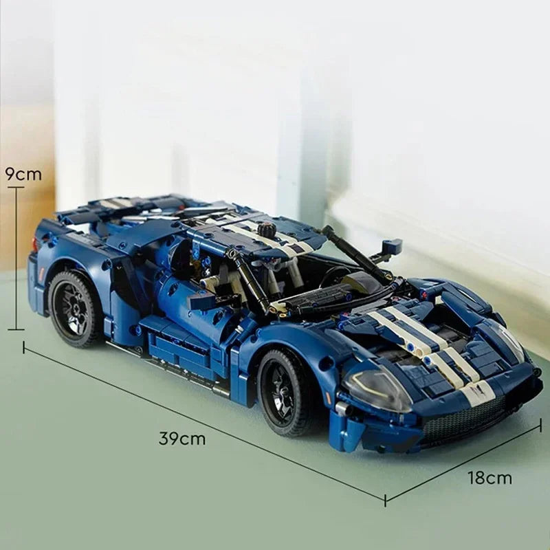 Technical 1486Pcs Classic GT Racing Car 1:12 Compatible 42154 Building Blocks MOC Expert Speed Sport Car Model Bricks Toys Gifts