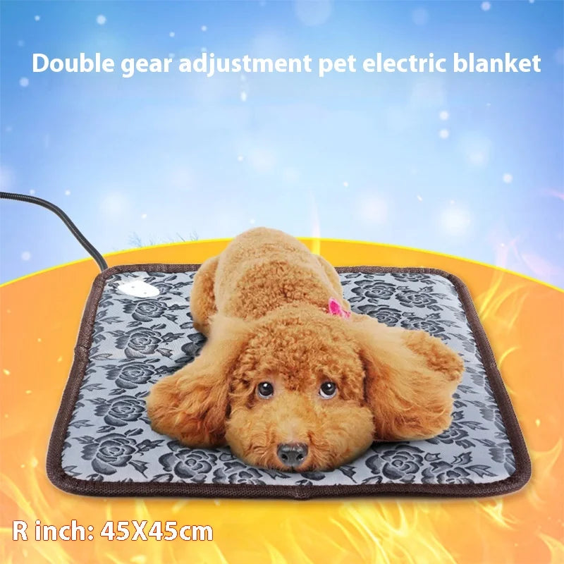 Pet Electric Blanket, Waterproof, bite-proof, Wear-Resistant, Adjustable Constant Temperature, US, Australian, European Dog Pad