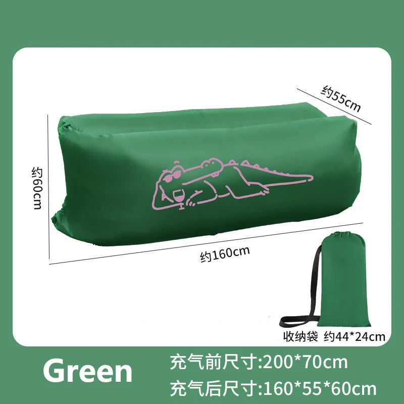 Lazy Sofa Trend Outdoor Products Fast Infaltable Air Bed Good Quality Sleeping Bag Inflatable Air Bag Portable Beach Sofa