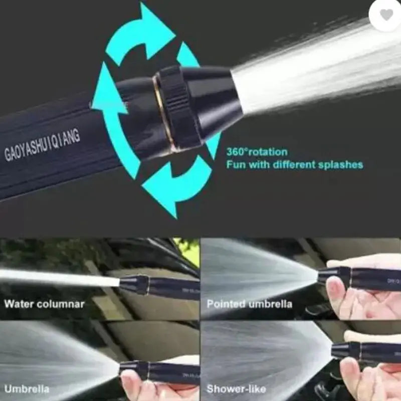 High Pressure Washing Water Gun Adjustable Nipple Type Portable Direct Spray Car Wash Nozzle Home Garden Shower Water Gun Tools
