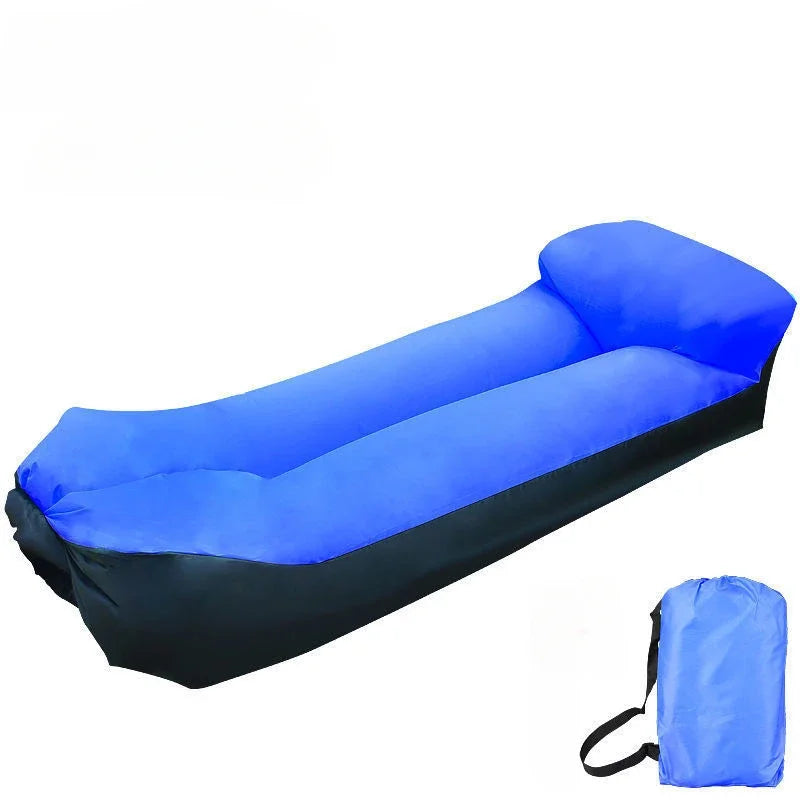 240*70cm Outdoor Sofa Bed Fast Infaltable Air Good Quality Sleeping Bag Inflatable Air Bag Lazy Bag Beach Sofa Camping Chair 의자