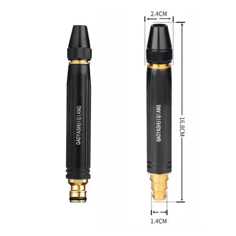 High Pressure Washing Water Gun Adjustable Nipple Type Portable Direct Spray Car Wash Nozzle Home Garden Shower Water Gun Tools
