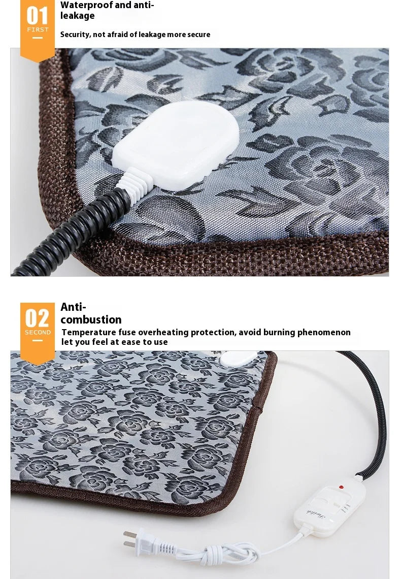 Pet Electric Blanket, Waterproof, bite-proof, Wear-Resistant, Adjustable Constant Temperature, US, Australian, European Dog Pad