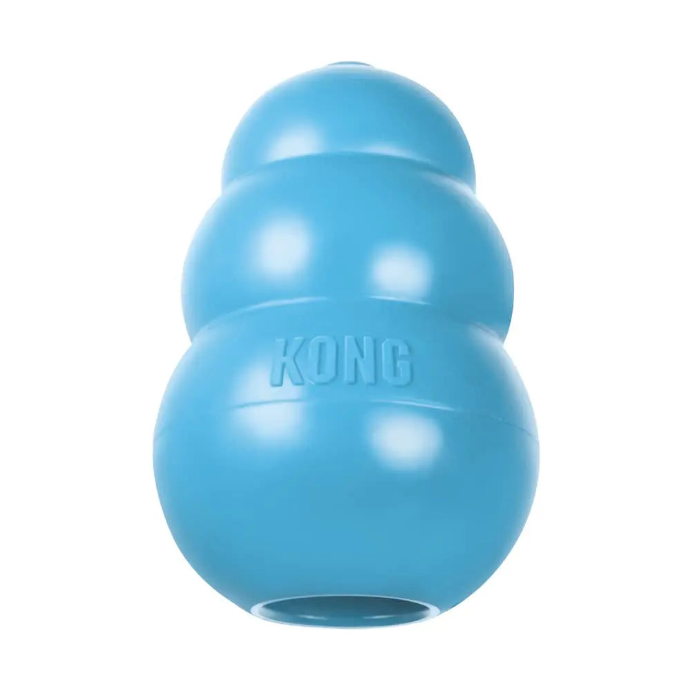 KONG Puppy - Natural Teething Rubber Chew Toy for Dogs - Stuffable Dog Toy for Extended Playtime - Chew & Fetch Toy for Puppies