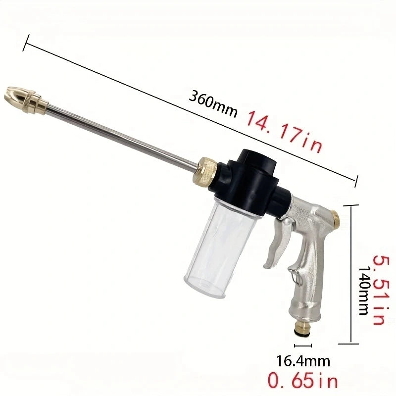 High Pressure Water Gun Garden Hose Sprayer Washing Machine Car Washer Spray Nozzle Foam Sprinkler Garden  Watering Equipment