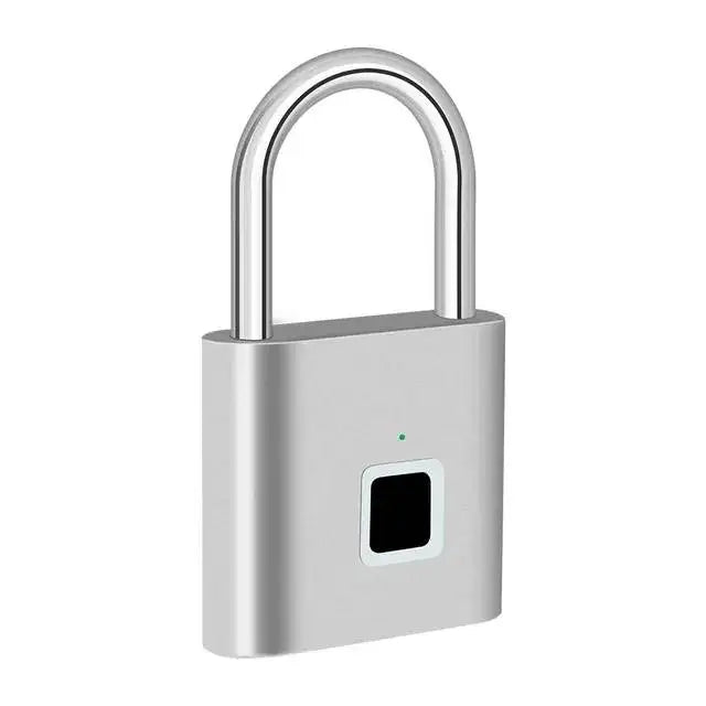 Fingerprint Lock Keyless Waterproof Anti-Theft Smart Lock Fingerprint Padlock Zinc Alloy Intelligent Safety Electronic DoorLock