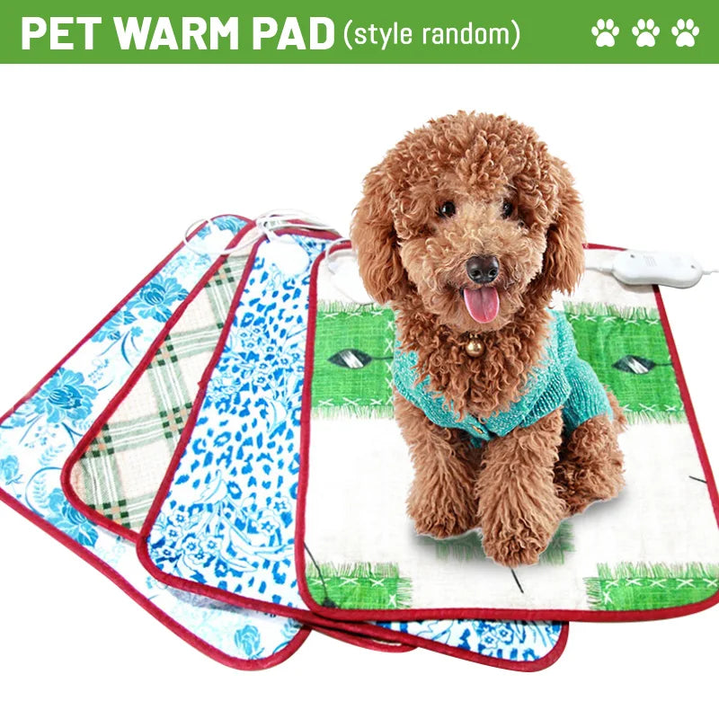 Automatic Pet Heating Pad Electric Blanket  Pet Pads Body Warmer Heated Mat Electric Heater Carpet Heating Pad Bed for Dog Cat