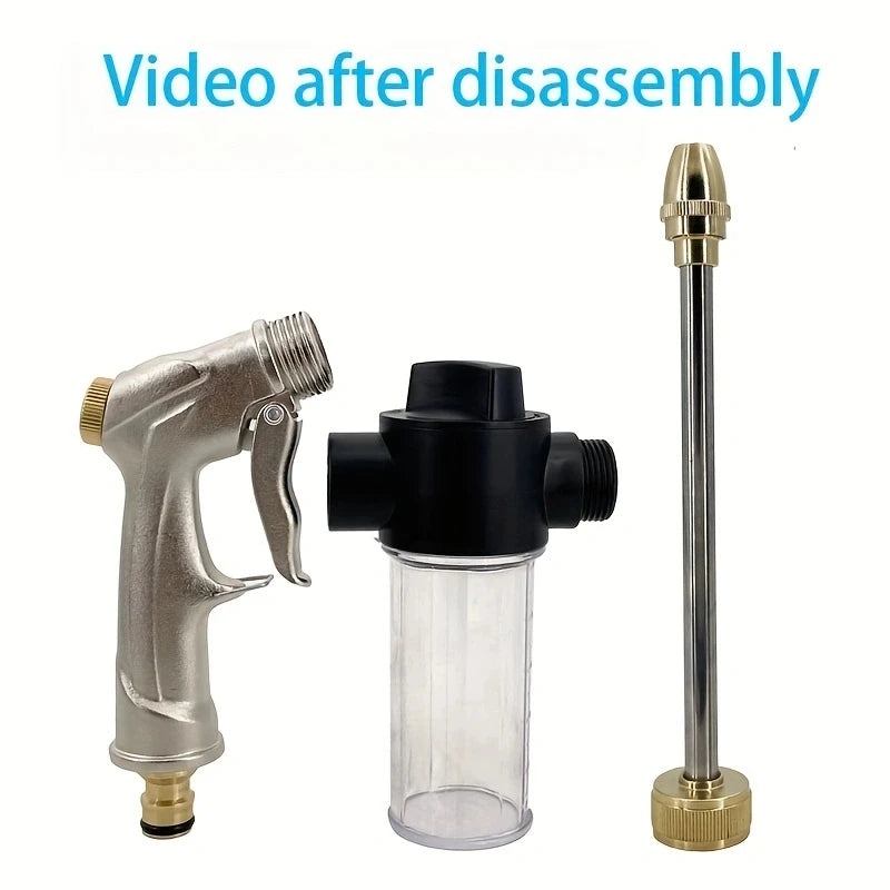 High Pressure Water Gun Garden Hose Sprayer Washing Machine Car Washer Spray Nozzle Foam Sprinkler Garden  Watering Equipment
