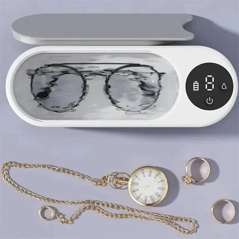 Xiaomi MIJIA 450ml Clean Ultrasonic Cleaner Portable Household Cleaning Machine Jewelry Cleaner Machine Ring Glasse Makeup Brush
