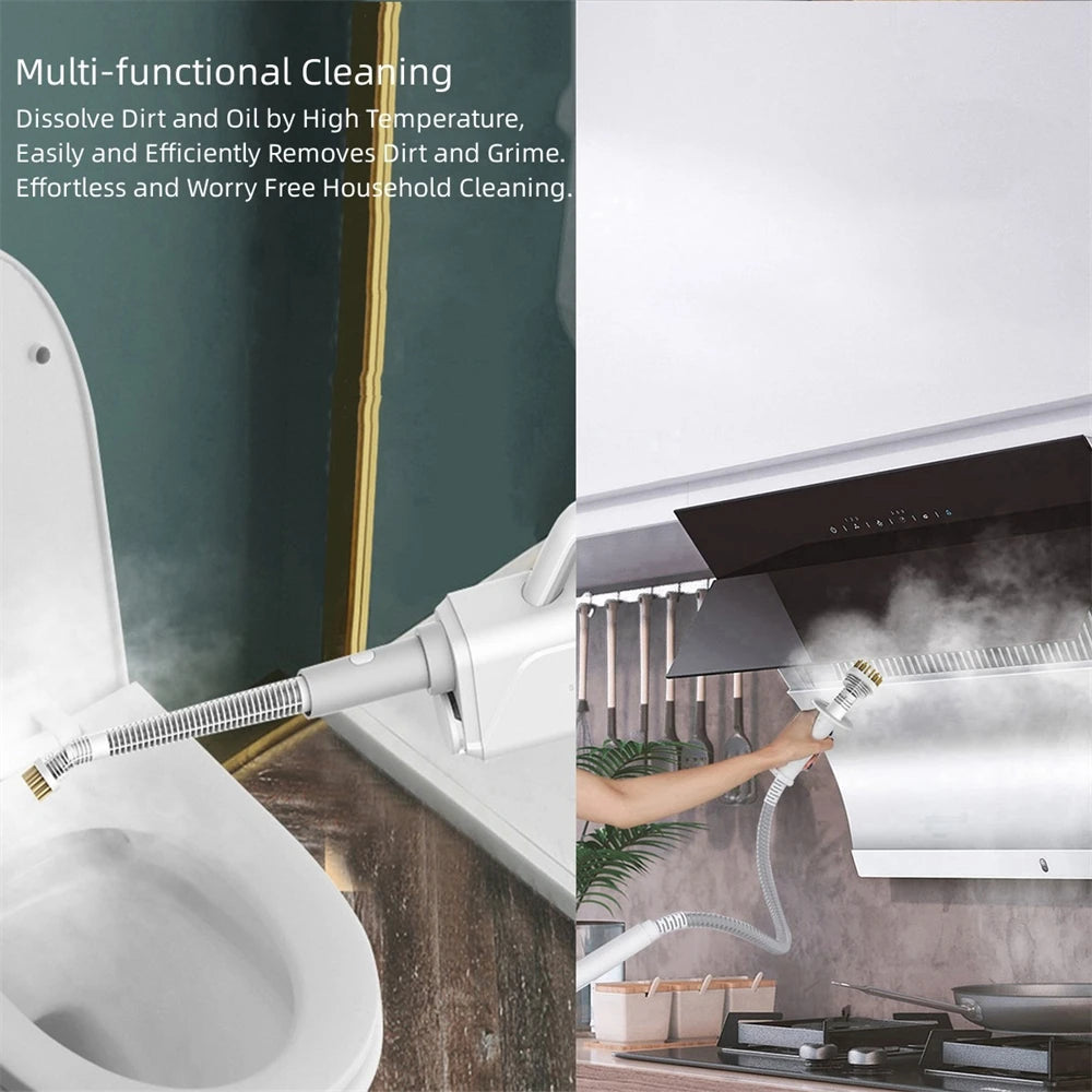 370ml Household Multifunctional 1500W Sterilization And Mite Removal Steam Cleaner Electric Steam Mop 220V EU Plug