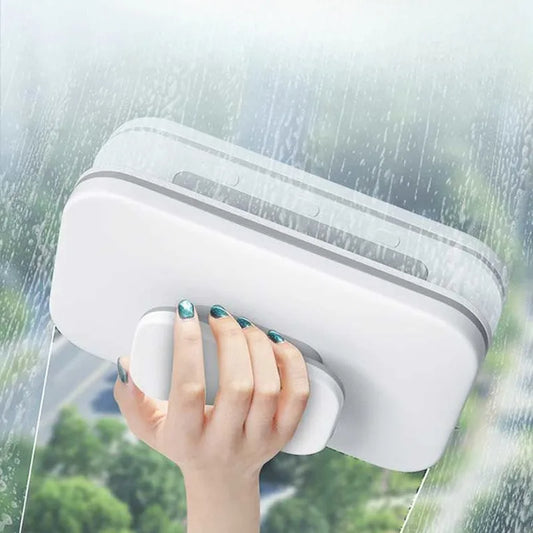 Magnetic Double-Sided Window Cleaner - Strong Suction for High-Rise Buildings & Home Use